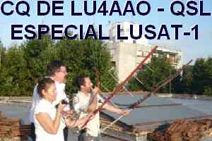 QSL Especial 20 Aniversario del Lanzamiento del LUSAT-1